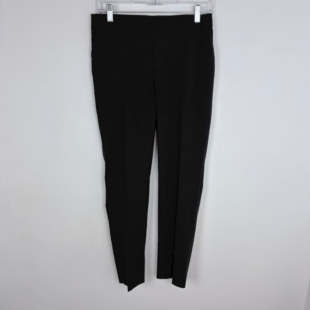 Banana Republic Factory Hayden Pull On Pant Black Tapered Ankle Trouser Size 2